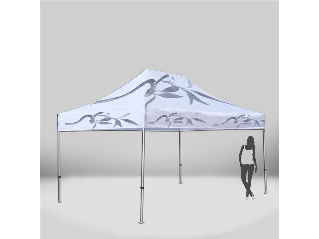 Tent customized to customer with flag fa