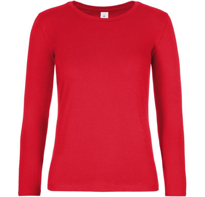 Schweres Damen T-Shirt langarm #E190 LSL