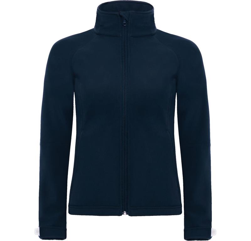 Damen 3-Lagen Kapuzen Softshell Jacke Ho