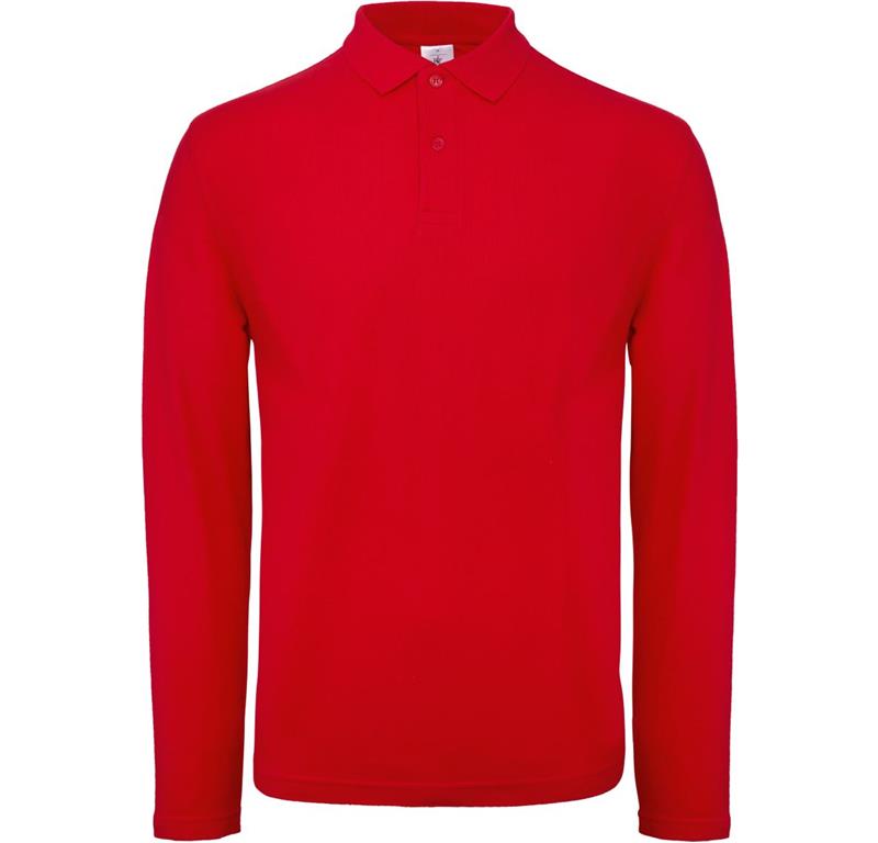 Men's Piqué Polo long-sleeve ID.001 LSL
