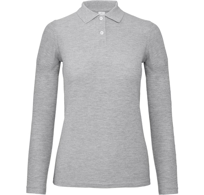 Ladies' Piqué Polo long-sleeve ID.001 LS
