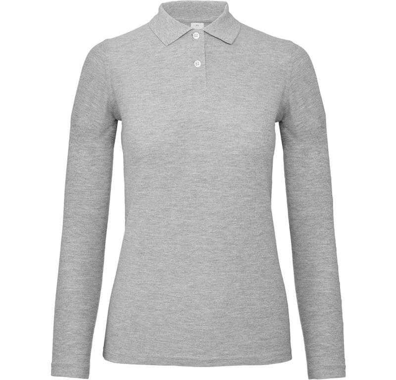 Ladies' Piqué Polo long-sleeve ID.001 LS