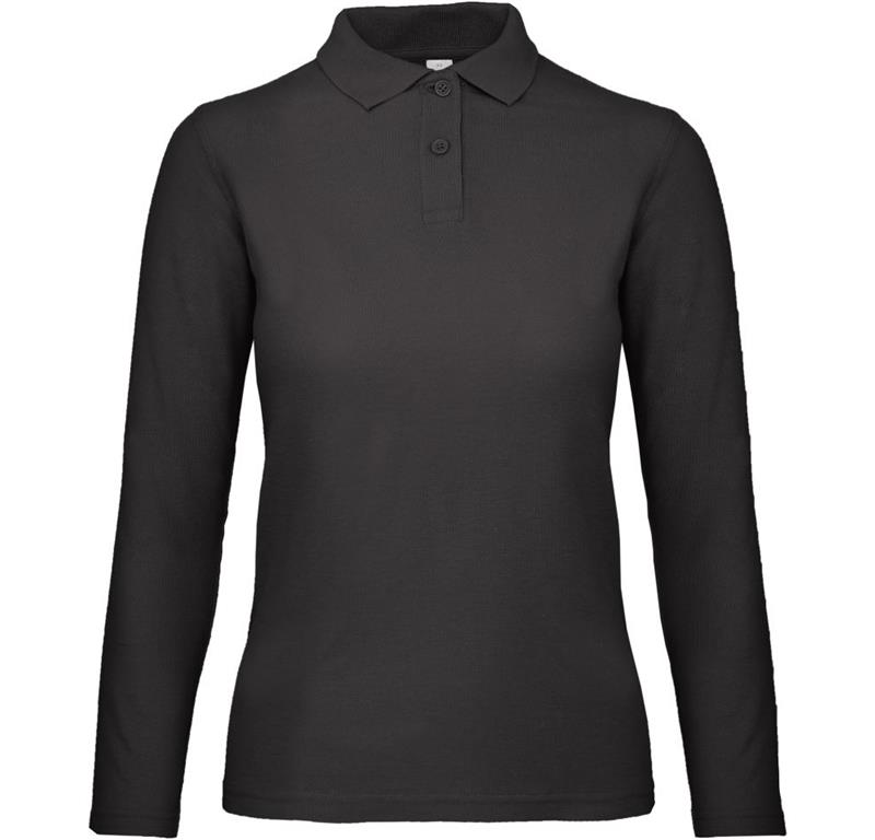 Ladies' Piqué Polo long-sleeve ID.001 LS