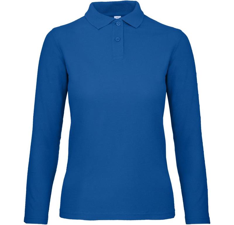 Damen Piqué Polo langarm ID.001 LSL /wom