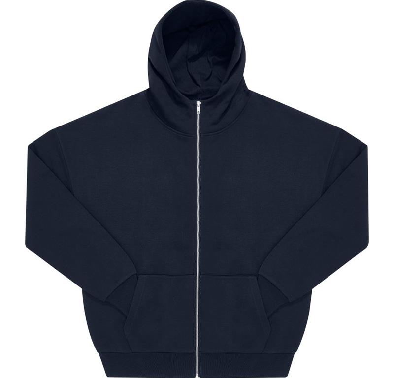 Schwere Oversize Kapuzen Sweatjacke Infl