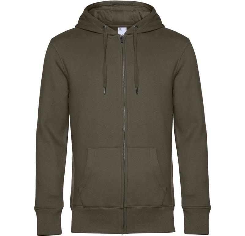 Men's Hooded Sweat Jacket KING Zipped Ho