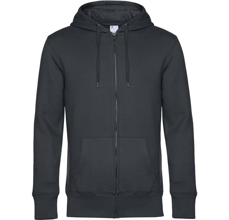 Herren Kapuzen Sweatjacke KING Zipped Ho