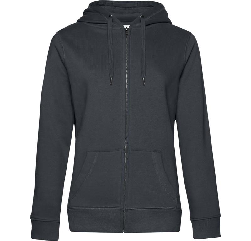Damen Kapuzen Sweatjacke QUEEN Zipped Ho