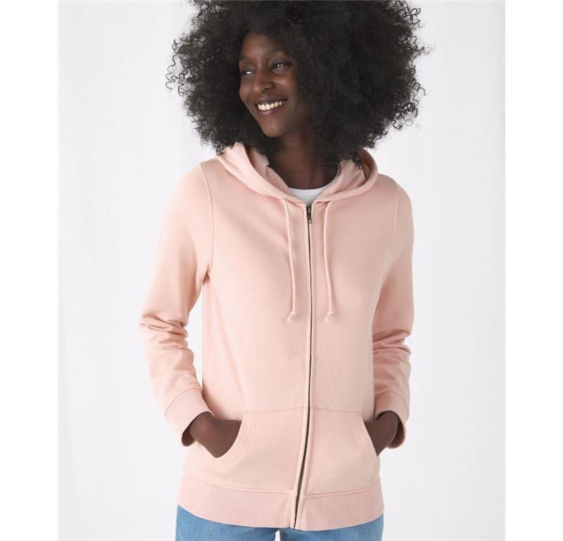 Damen Kapuzen Sweatjacke Inspire Zipped