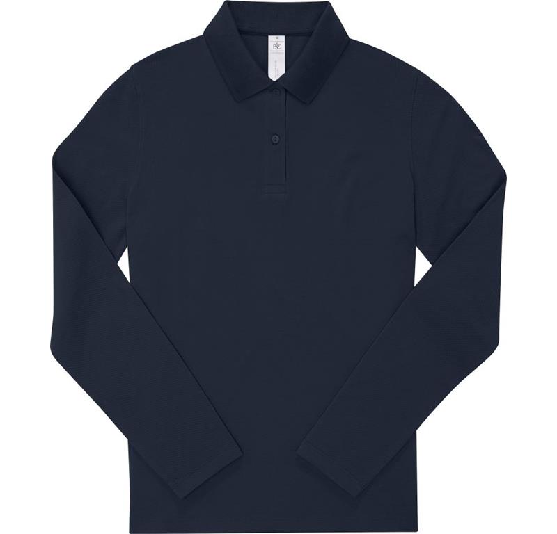 Ženska polo majica z dolgimi rokavi W462