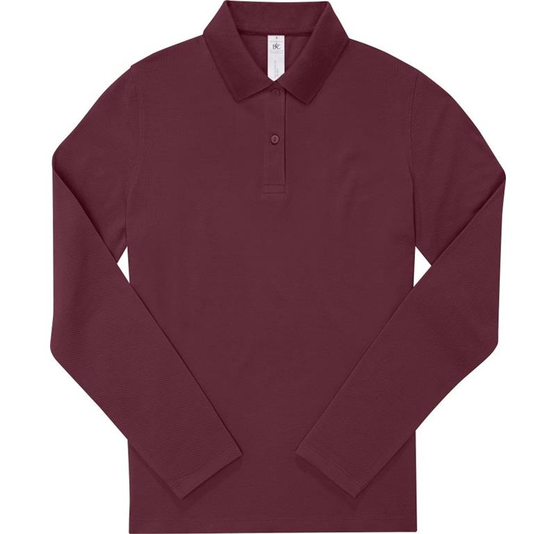 Ženska polo majica z dolgimi rokavi W462