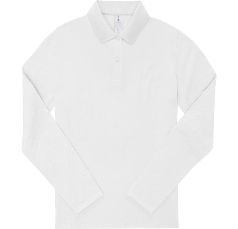 Ženska polo majica z dolgimi rokavi W464