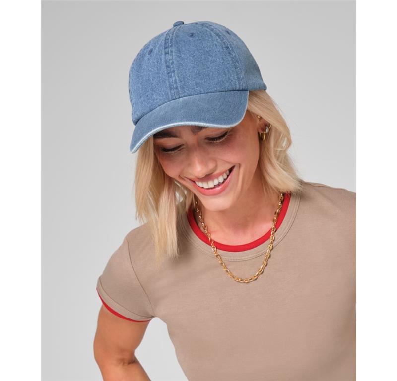 6-delna denim kapa B105