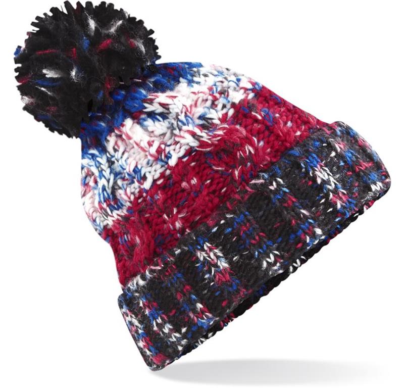 Corkscrew Pom Pom Beanie CB486