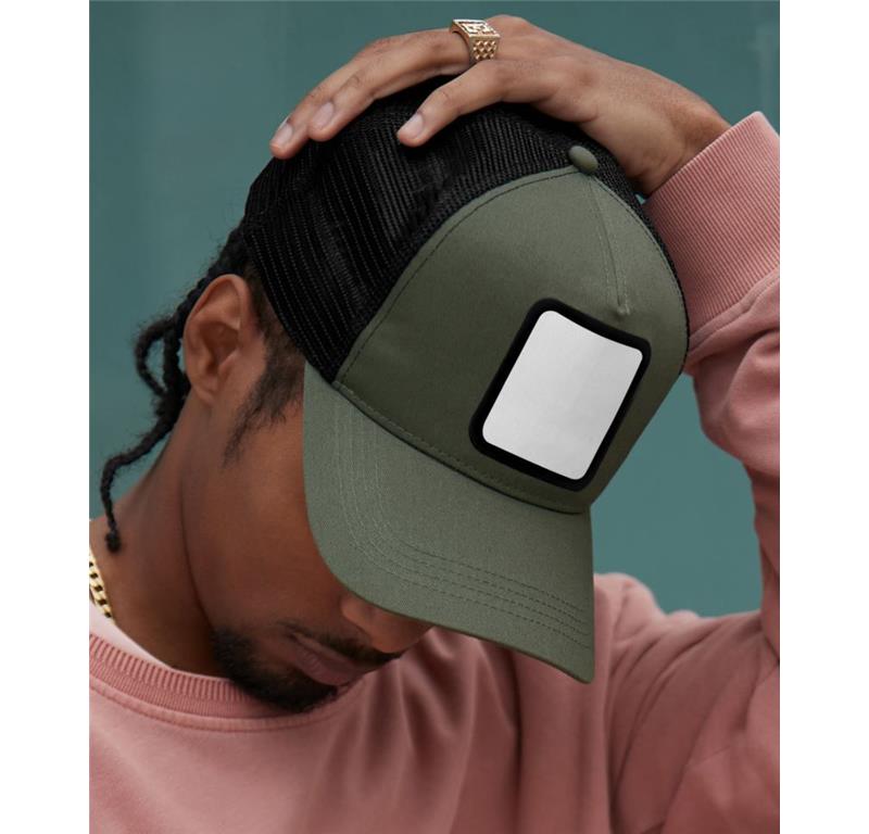 5 Panel Trucker Cap with Patch Beechfiel