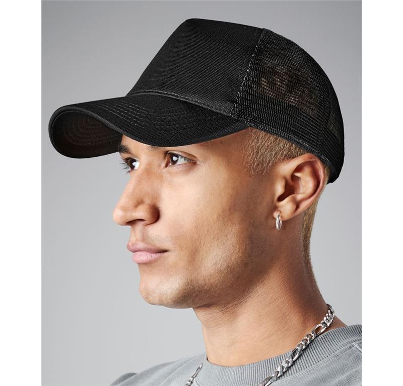 5 Panel Snapback Kappe "Microknit Trucke