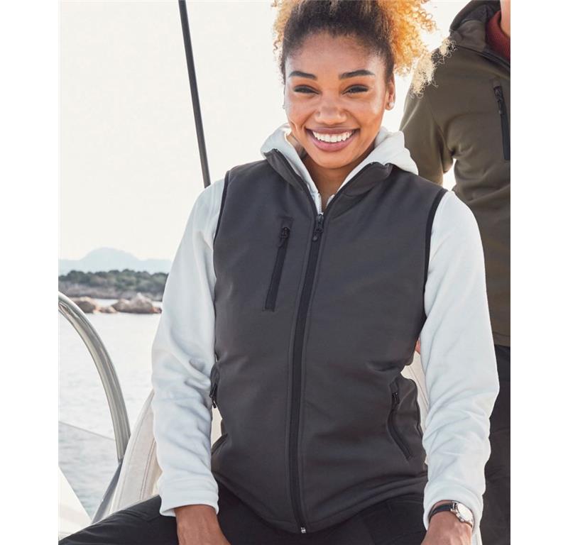 Wattierte Damen Softshell Weste Padded S