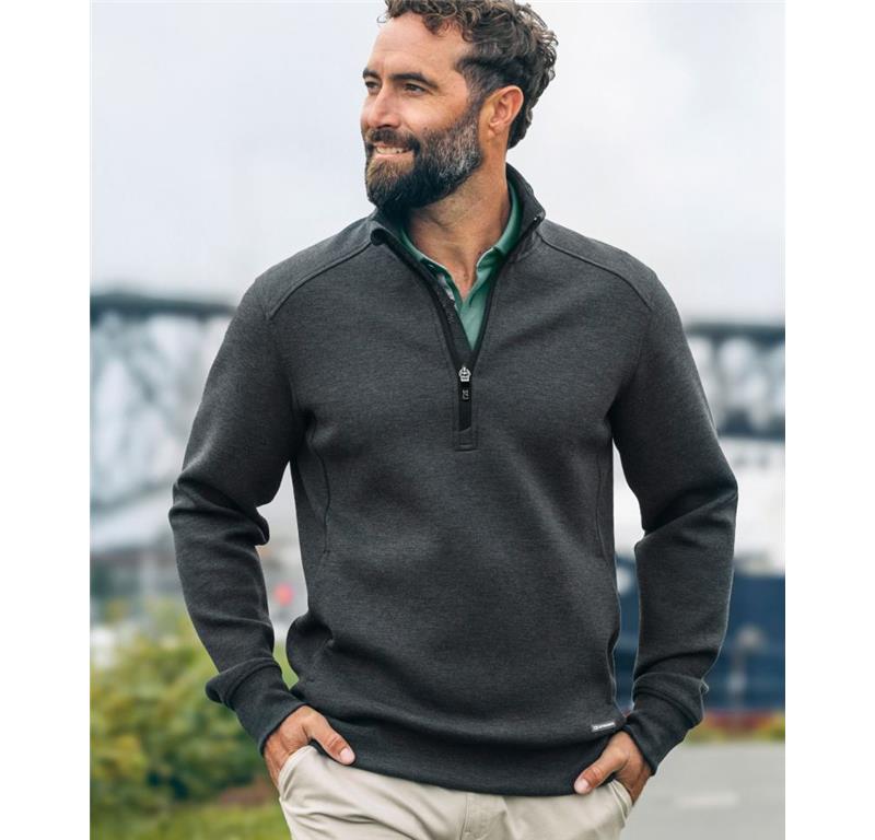 Moški pulover z 1/4 zadrgo PEMBERTON