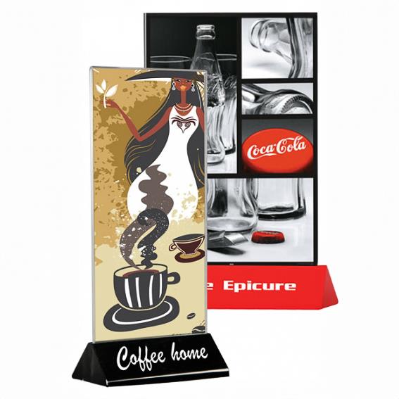 Menühalter Pyramide, vertikal