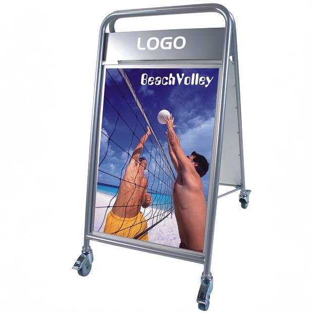 A-Stojalo LUX s koleščki A1 4014SI