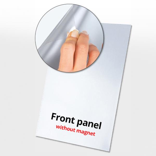 APET anti-reflective front panel