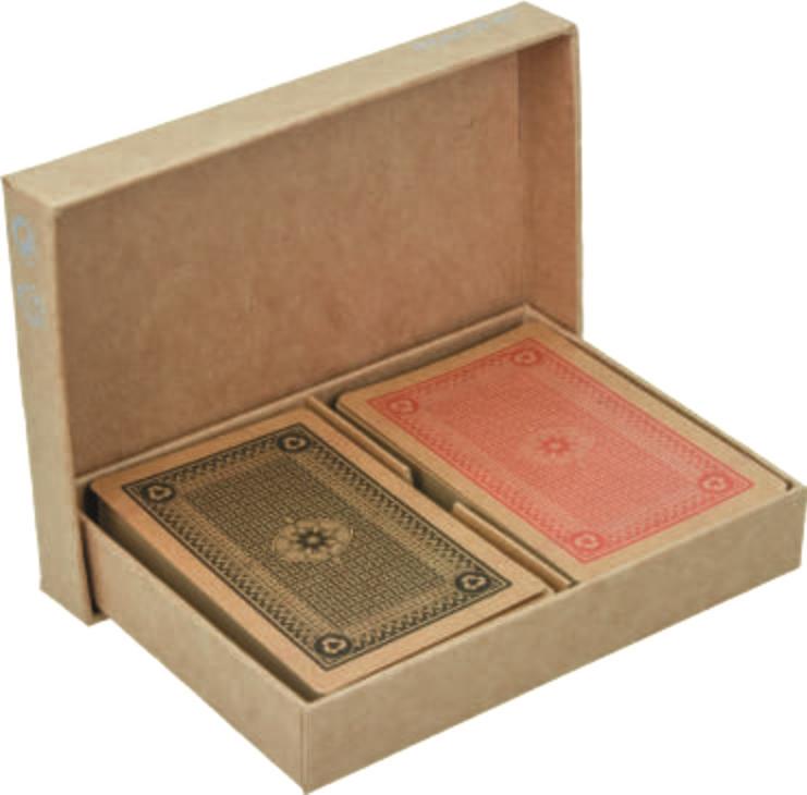 Igralne karte v škatli KRAFT