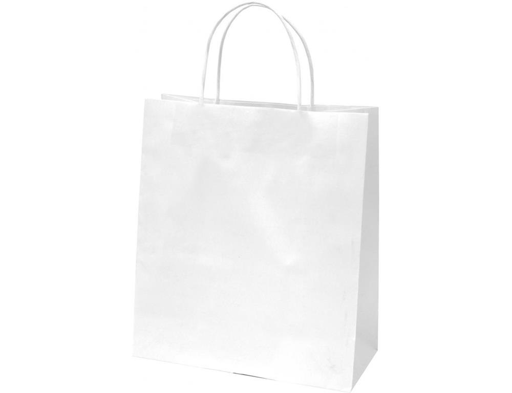 Darilna vrečka EKO bela JUMBO