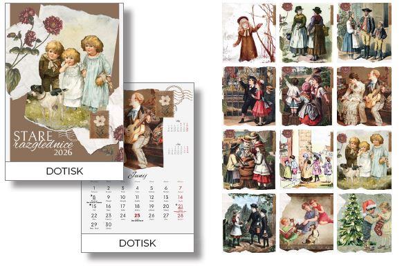 Koledar STARE RAZGLEDNICE