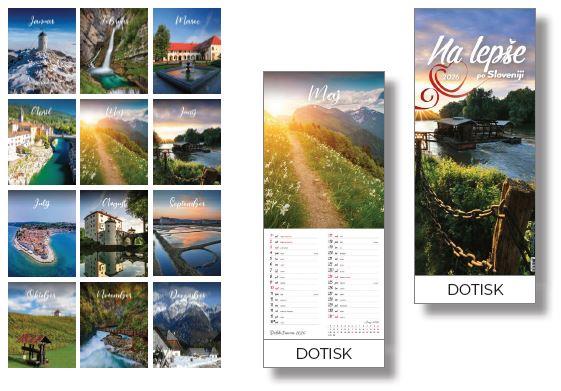 Koledar NA LEPŠE PO SLOVENIJI