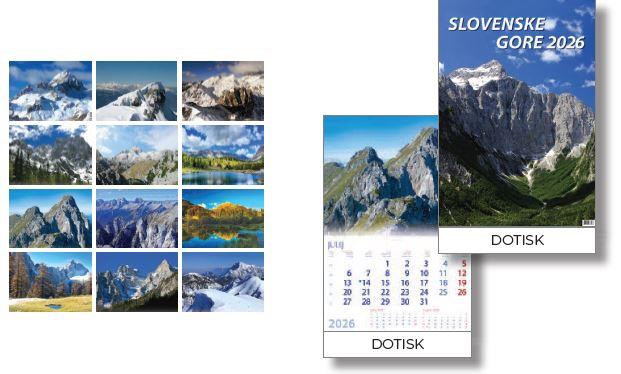 Koledar SLOVENSKE GORE