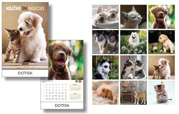Koledar KUŽKI IN MUCKI