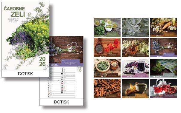 Koledar ČAROBNE ZELI