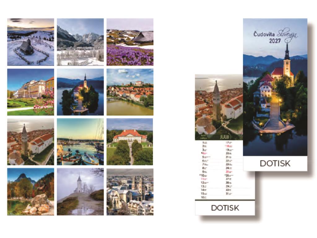 Koledar ČUDOVITA SLOVENIJA