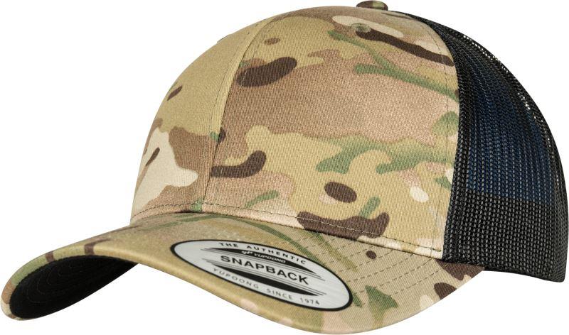 6 Panel Retro Kappe Multicam® 6606MC