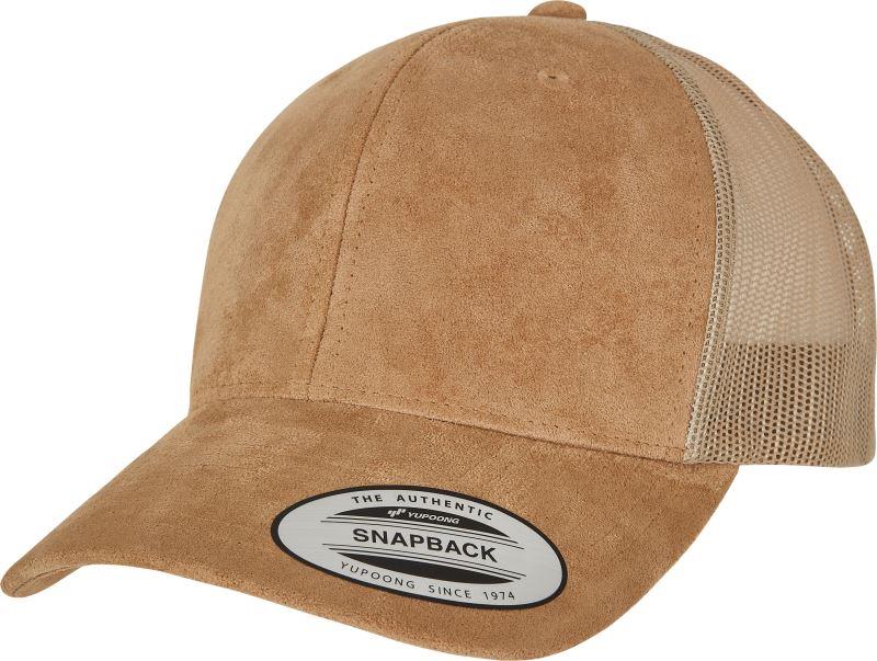 6 Panel Trucker Cap "Suede" 6606SU