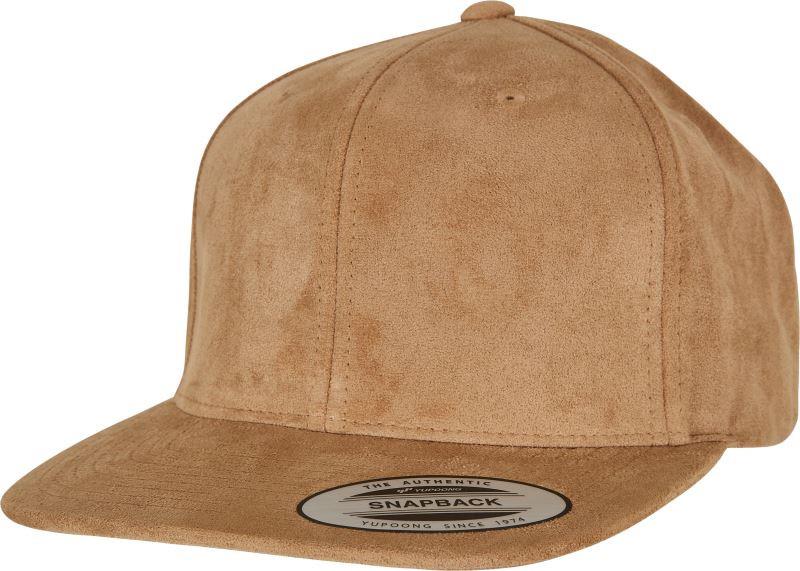 6 Panel Snapback Kappe "Suede" 6089SU/60