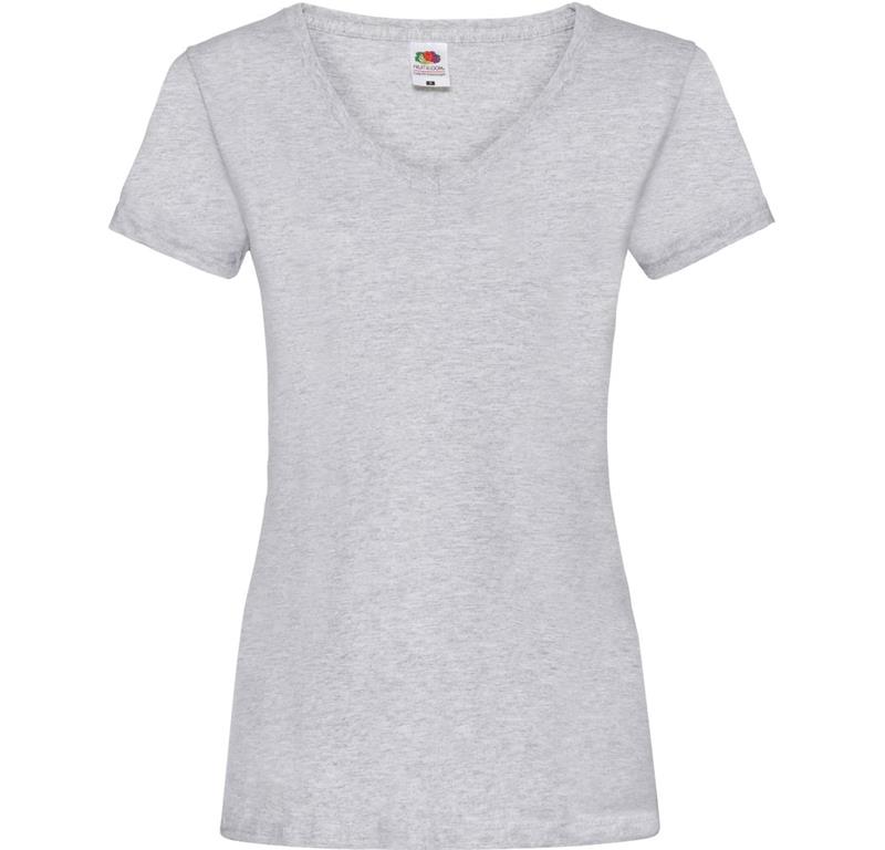 Damen V-Ausschnitt T-Shirt Lady-Fit Valu