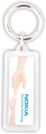 Keychain CR18 Kunststoff rechteckigen