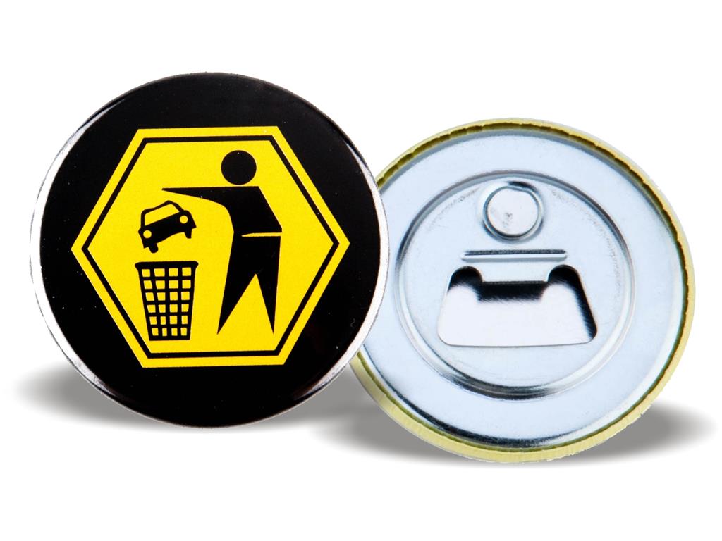 Broška okrogla ODPIRAČ 59 mm