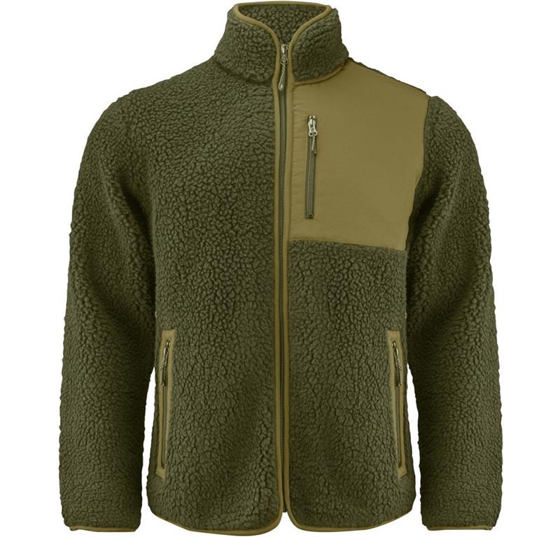 Men's Sherpa Fleece Jacket "Two-Tone" Ki