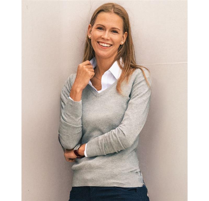 Ženski pulover V-izrez ASHLAND