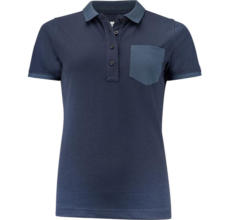 Heavy Ladies' Piqué Polo "Two-Tone" Pine