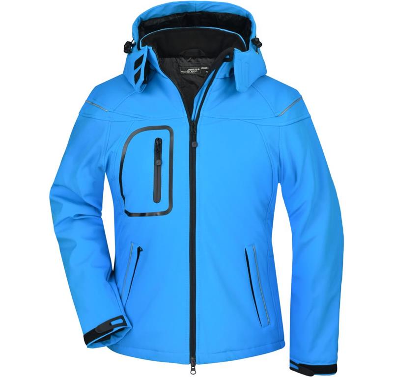 Damen 3-Lagen Winter Softshell Jacke JN