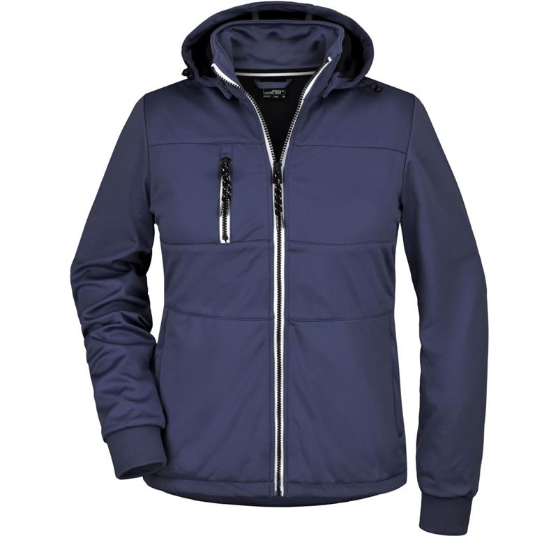 Damen 3-Lagen Softshell Jacke Maritim JN