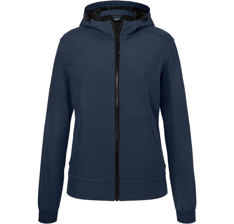 Damen 2-Lagen Kapuzen Softshell Jacke JN