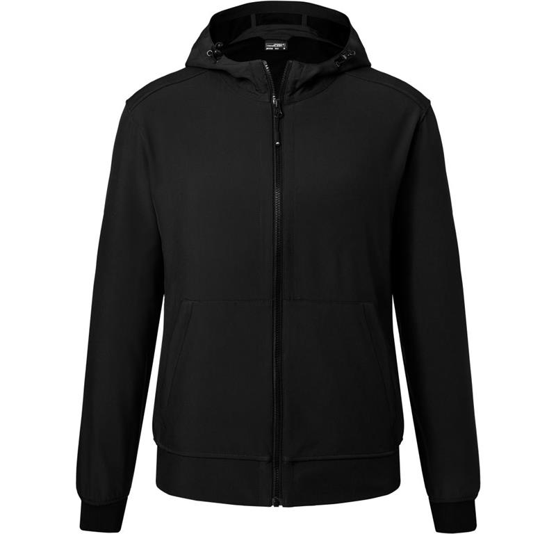 Herren 2-Lagen Kapuzen Softshell Jacke J