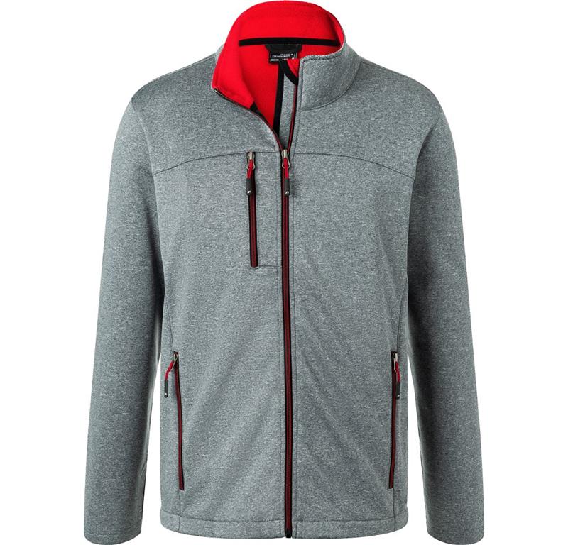 Men's 2-Layer Melange Softshell Jacket J