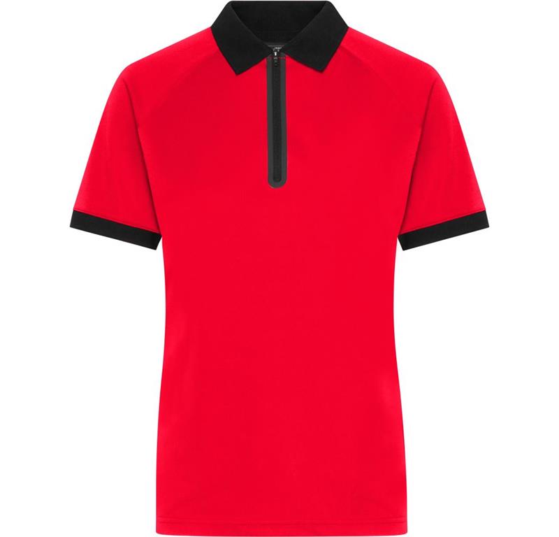 Damen Polo mit Zip JN 1307