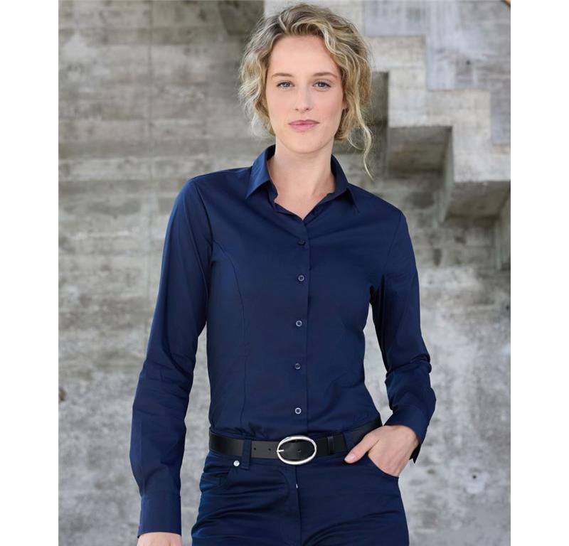 Poplin Slim Fit Blouse longsleeve Daiber