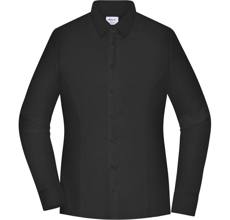 Popeline Slim Fit Bluse langarm Daiber |